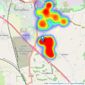 O'Riordan Bond - Grange Park listings heatmap