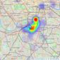 Orlando Reid - London listings heatmap