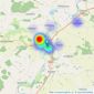 Osprey - Oundle listings heatmap