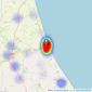 Our House Estate Agents - Hornsea listings heatmap