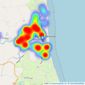 Oxford Family Estates - Chapel St. Leonards listings heatmap