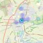 Oxfordshire Estates - Abingdon listings heatmap