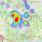 P . A . Jones Property Solutions - Caterham, High Street listings heatmap