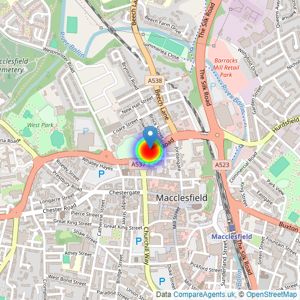 P J Livesey Group Ltd listings heatmap