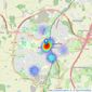 P M Estates - Bishop's Stortford listings heatmap