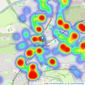 Pacitti Jones - Bishopbriggs listings heatmap