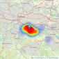 Pacitti Jones - Burnside listings heatmap