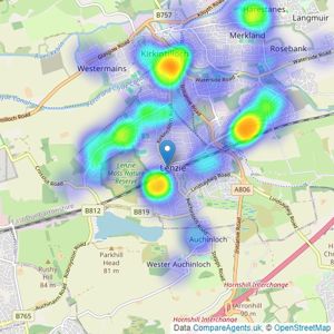 Pacitti Jones - Lenzie listings heatmap