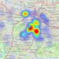 Pacitti Jones - Shawlands listings heatmap