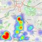 Page & Wells - Loose Road listings heatmap