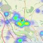 Paisley Properties - Mapplewell listings heatmap