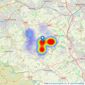 Paisley Properties - Skelmanthorpe listings heatmap