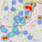 Palmer Snell - Canford Heath listings heatmap