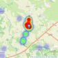 Palmer Snell - Martock listings heatmap