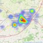 Palmer Snell - Taunton listings heatmap