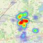 ParaBar Estates - Billericay listings heatmap