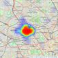 Paramount - London - Sales listings heatmap