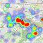 Park Estates - Bexley listings heatmap