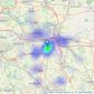 Park Row Properties - Pontefract listings heatmap