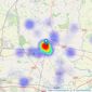 Park Row Properties - Selby listings heatmap