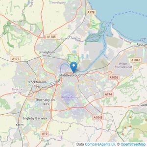 Parker Barras - Teesside listings heatmap