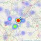 Parker Hall - Barton-under-Needwood listings heatmap