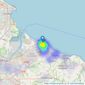 Parker Stag Ltd - Redcar listings heatmap