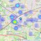 Parkers Estate Agents - Swindon listings heatmap