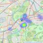 Parkgate - Richmond listings heatmap