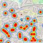 Parkheath - Belsize Park listings heatmap