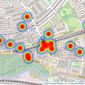 Parkheath - Kensal Rise listings heatmap