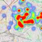 Parks Estate Agents - Bristol listings heatmap