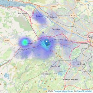 Patch Property - Renfrewshire listings heatmap