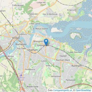 Paterson Estates Agents Ltd - Gllingham listings heatmap