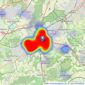 Patrick Gardner - Leatherhead - Sales listings heatmap