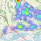 Patrick Williams - Tilehurst listings heatmap