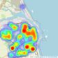 Pattinson Estate Agents - Blyth listings heatmap