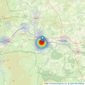 Pattinson Estate Agents - Hexham listings heatmap