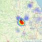 Pattinson Estate Agents - Morpeth listings heatmap