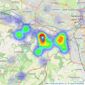 Pattinson Estate Agents - Whickham listings heatmap