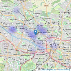 Pattison & Co. - Glasgow listings heatmap