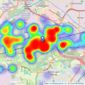 Paul Birtles Estate Agents - Urmston listings heatmap