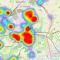 Paul Carr - Aldridge listings heatmap