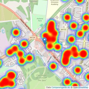 Paul Carr - Brownhills listings heatmap