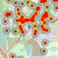 Paul Carr - Great Barr listings heatmap