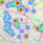 Paul Dubberley & Co - West Bromwich listings heatmap