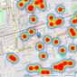 Paul Graham - Wallington listings heatmap