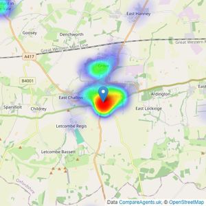 Paul Pieri - Wantage listings heatmap