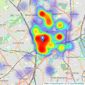 Paul Simon Residential Sales - London - Sales listings heatmap