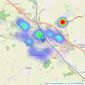 Paul Wright & Co - Stowmarket listings heatmap